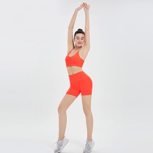 Ptsports Custom Sexy Fitness Yoga Wear Workout Bra And Shorts Set For Women