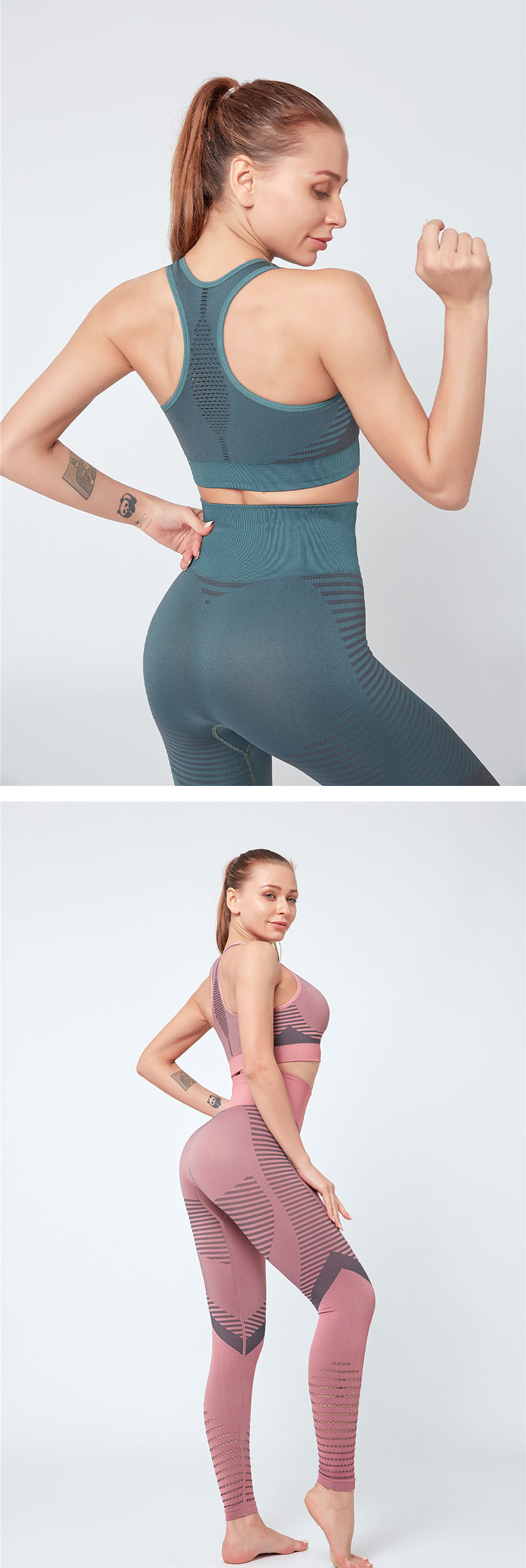PTS2009 leg yoga pants details (2)