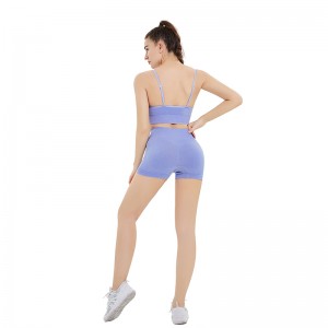 Ptsports Oem Odm Wholesale High Quality Yoga Set Seamless Fitness Leisure Workout Wear