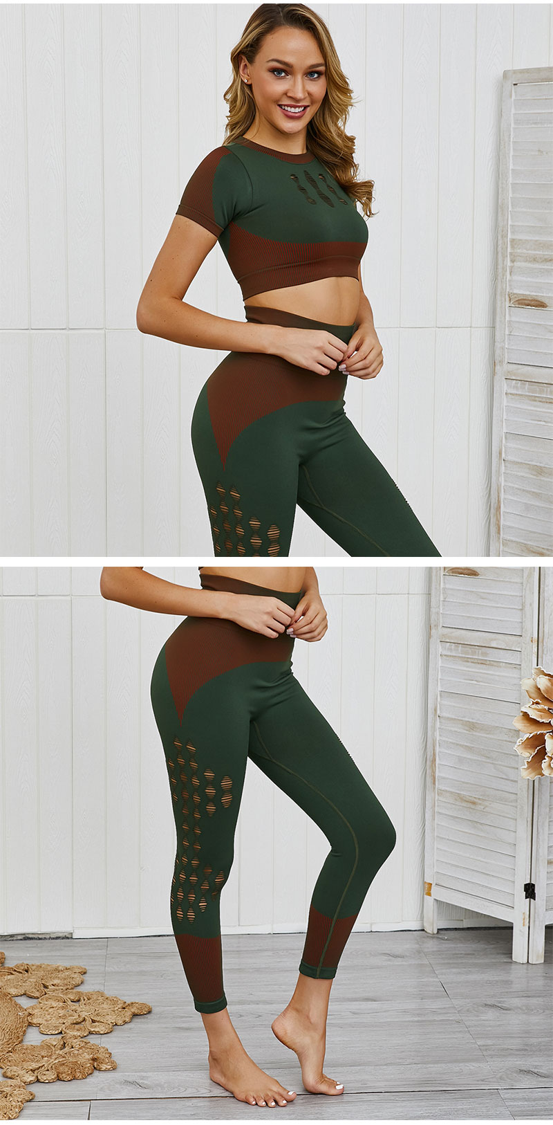 PTS2004 yoga wear set for women details (3)