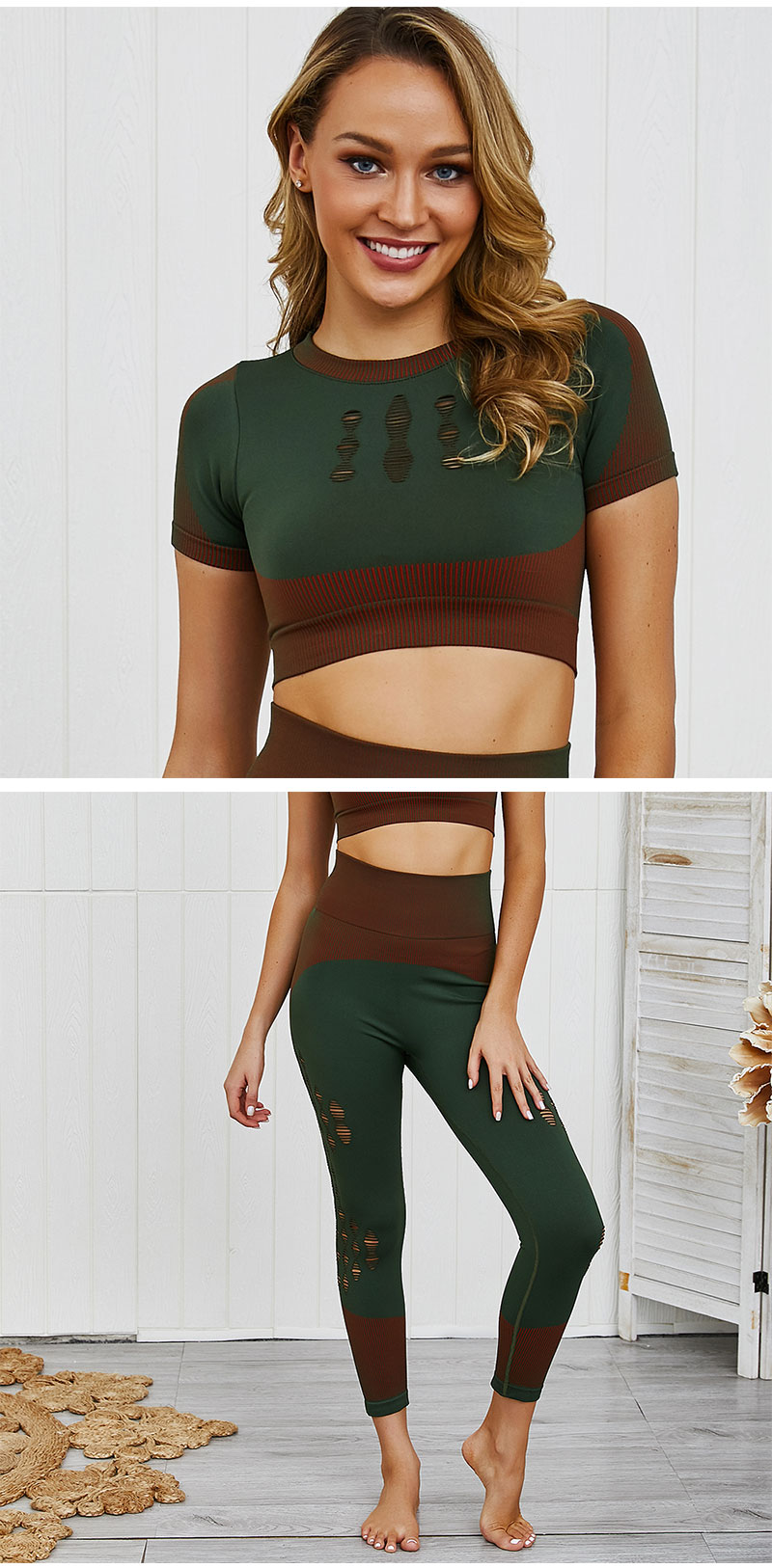PTS2004 yoga wear set for women details (4)