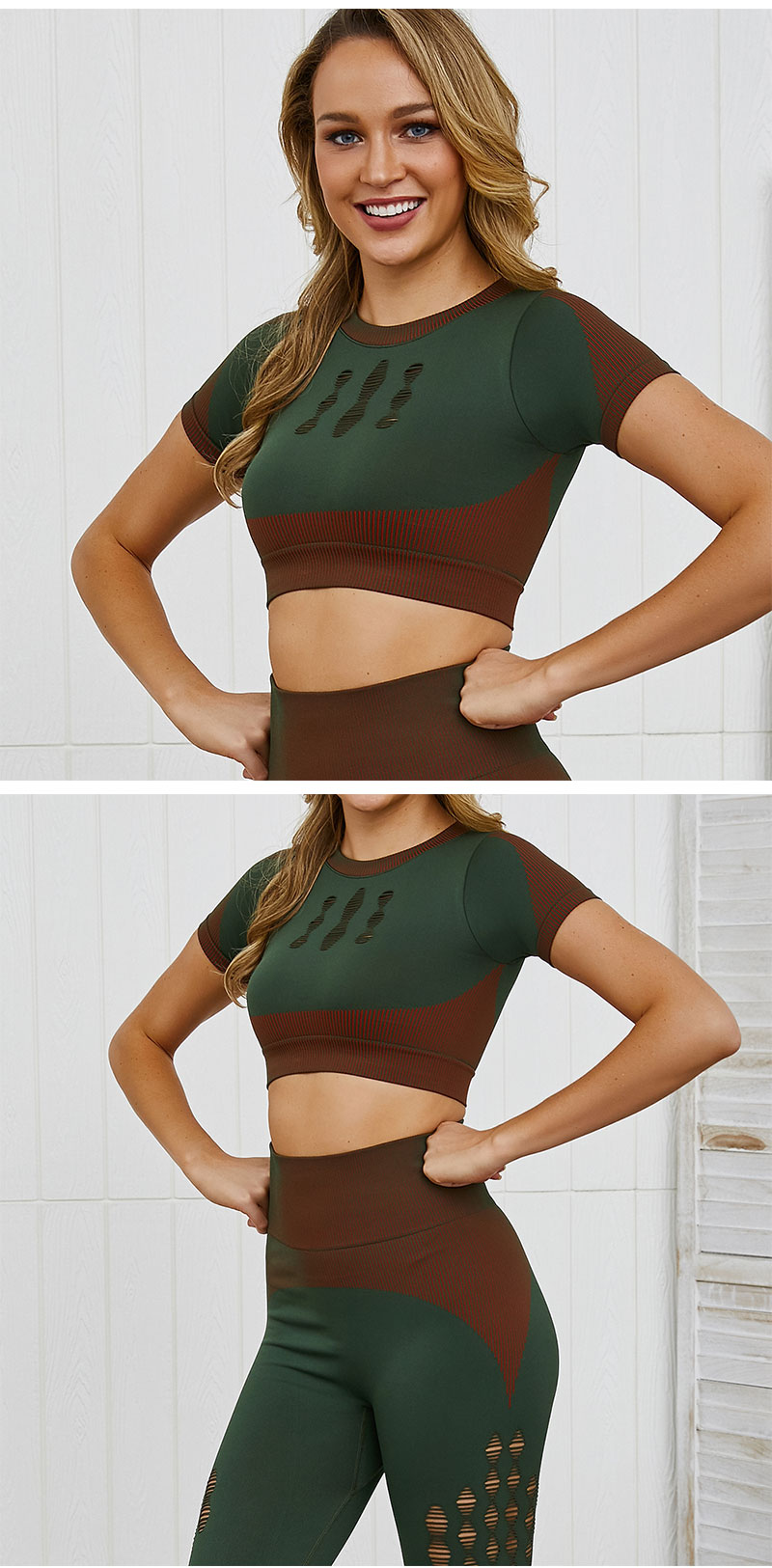 PTS2004 yoga wear set for women details (5)