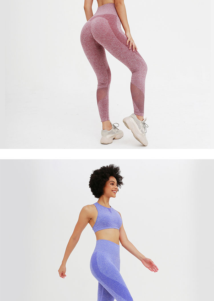 PTS2010 yoga gym pants bra set details (5)
