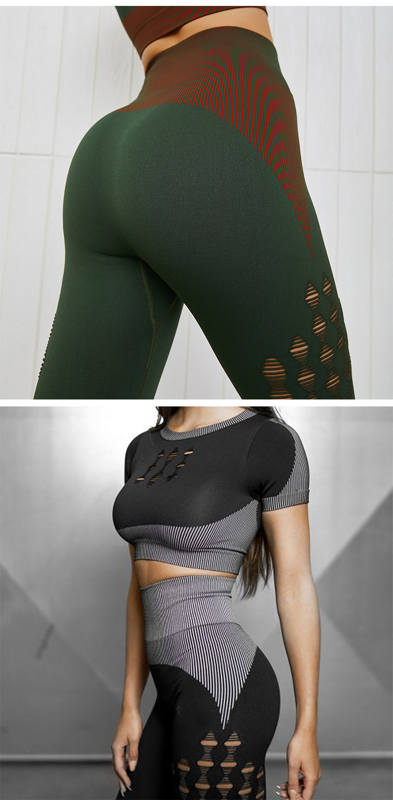 PTS2004 yoga wear set for women details (6)